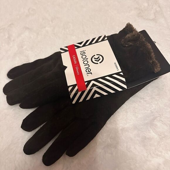 New Isotoner Casual Microluxe Lining
Gloves, Large/ Run XSmall - Picture 11 of 12